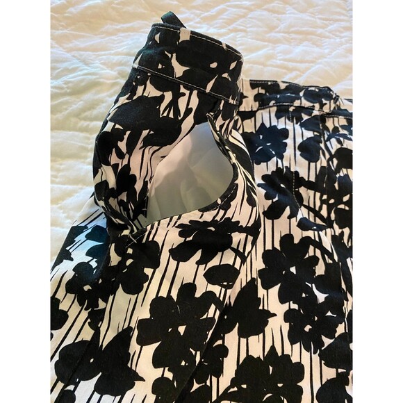 Skort Izod Black & White  Patterned Plus Size 16 Womens Front Pockets - Picture 6 of 10
